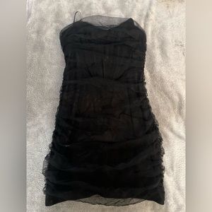 White Fox mini black dress